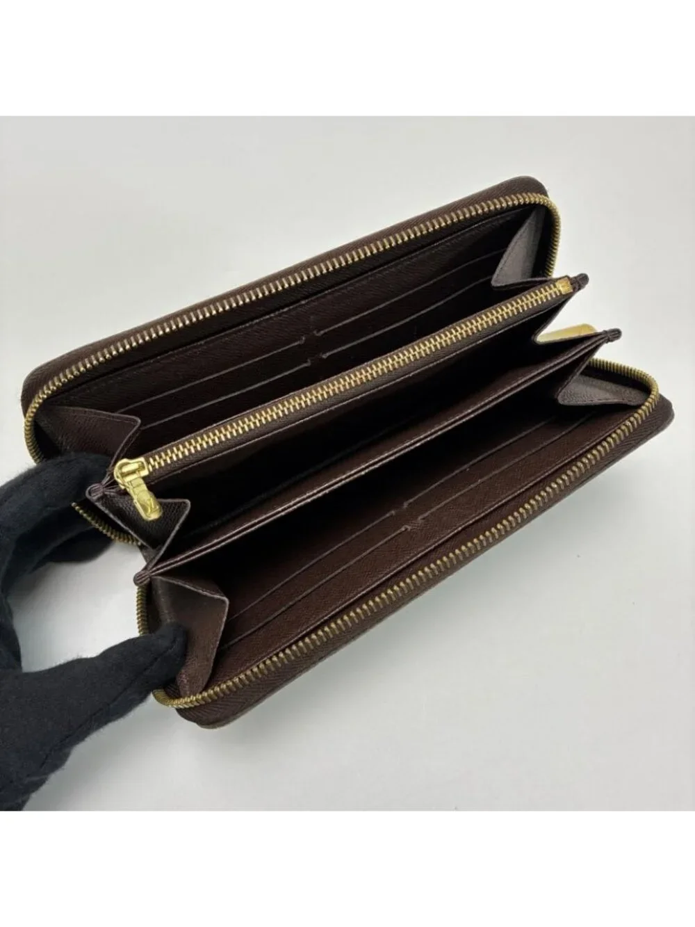 Louis Vuitton Damier Zippy Wallet Zip Around Ebene
